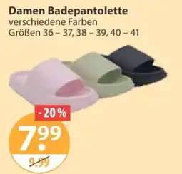 V Markt Damen Bade pantolette Angebot