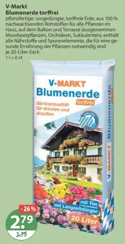 V Markt V-MARKT Blumenerde Angebot