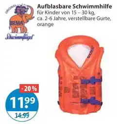 V Markt Aufblasbare Schwimmhilfe Schwimmflügel Angebot