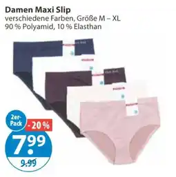 V Markt Damen Maxi Slip Angebot