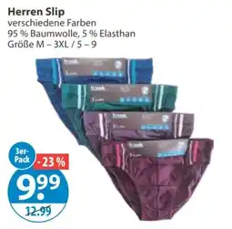 V Markt Herren Slip frank. Angebot