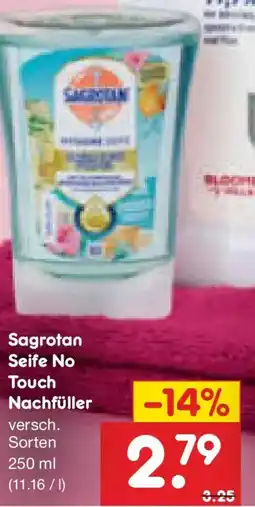 Netto Marken-Discount Sagrotan Seife No Touch Nachfüller Angebot