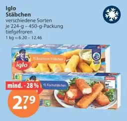 V Markt Iglo Stäbchen Angebot