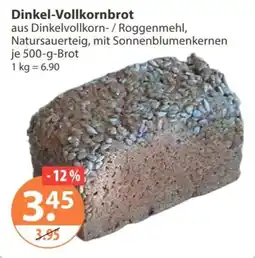 V Markt Dinkel-Vollkornbrot Angebot