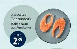 V Markt Frisches Lachssteak (Salmo salar) aus Aquakultur Angebot