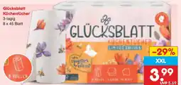 Netto Marken-Discount Glücksblatt Küchentücher Angebot