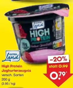 Netto Marken-Discount GUTES Land High Protein Joghurterzeugnis Angebot