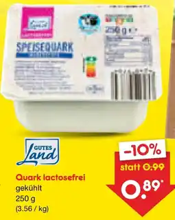 Netto Marken-Discount GUTES Land Quark lactosefrei Angebot