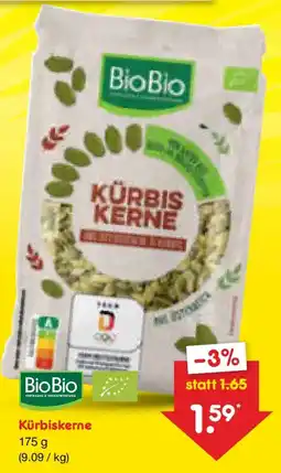 Netto Marken-Discount Bio Bio Kürbiskerne Angebot