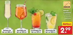 Netto Marken-Discount DEKOR Gläsersortiment Angebot