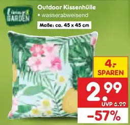 Netto Marken-Discount Living & GARDEN Outdoor Kissenhülle Angebot