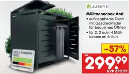 Netto Marken-Discount JUSKYS Mülltonnenbox Arel Angebot