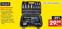 Netto Marken-Discount scheppach Steckschlüsselsatz TB100, 94-teilig Angebot