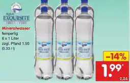 Netto Marken-Discount EXQUISITE Mineralwasser Angebot
