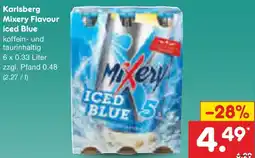 Netto Marken-Discount Karlsberg Mixery Flavour iced Blue Angebot