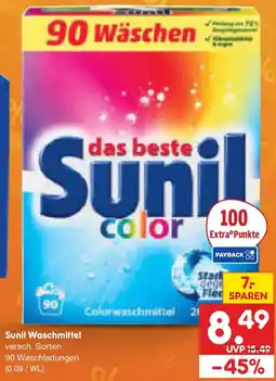 Netto Marken-Discount Sunil Waschmittel Angebot