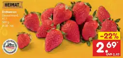 Netto Marken-Discount HEIMAT Erdbeeren Angebot