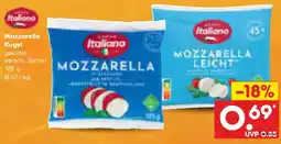 Netto Marken-Discount Italiano Mozzarella Kugel Angebot