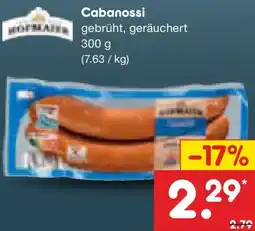 Netto Marken-Discount HOFMAIER Cabanossi Angebot
