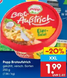 Netto Marken-Discount Popp Brotaufstrich Angebot