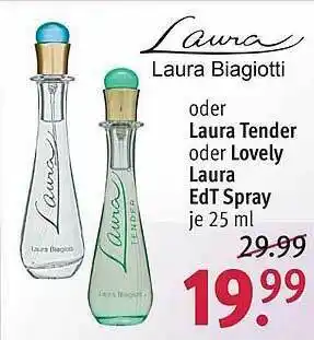 Rossmann Laura Biagotti Oder Laura Tender Oder Lovely Edt Spray Angebot