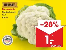 Netto Marken-Discount HEIMAT Blumenkohl Angebot
