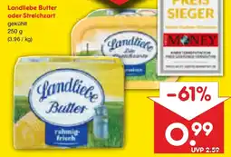 Netto Marken-Discount Landliebe Butter oder Streichzart Angebot