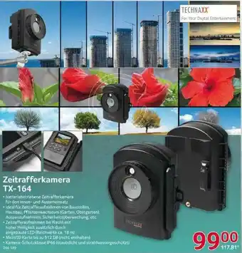 Selgros Technaxx Zeitrafferkamera Tx-164 Angebot