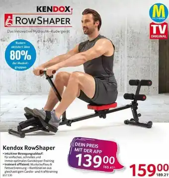 Selgros Kendox Rowshaper Angebot