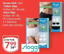 Globus Sloggi Damen-Midi- oder -Taillen-Slips oder Maxi - Slips Angebot