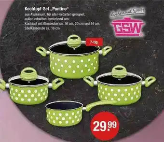 V Markt Kochtopf-set „puntino“ Gsw Angebot