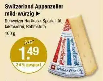 V Markt Switzerland Appenzeller Mild-würzig Angebot