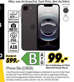 MEDIMAX Apple iphone 16e Angebot