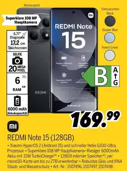 MEDIMAX Xiaomi redmi note 15 Angebot