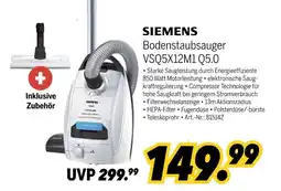 MEDIMAX Siemens bodenstaubsauger vs05x12m1 q5.0 Angebot