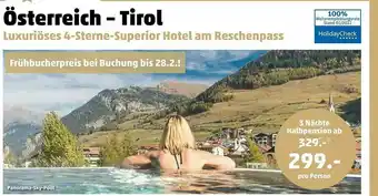 Penny Reisen österreich - Tirol Angebot