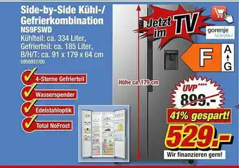 Poco Side-by-side Kühl- Oder Gefrierkombination Ns9fswd Angebot