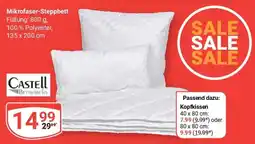 Globus CASTELL Mikrofaser-Steppbett Angebot