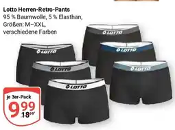 Globus Lotto Herren-Retro-Pants Angebot