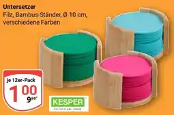 Globus Kesper Untersetzer Angebot