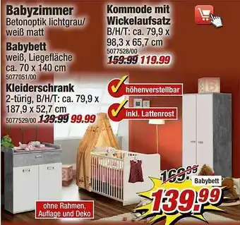 Poco Babyzimmer Angebot