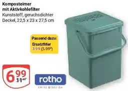 Globus Rotho Komposteimer mit Aktivkohlefilter Angebot
