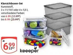 Globus Keeeper Klarsichtboxen-Set Angebot