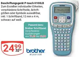 Globus brother Beschriftungsgerät P-touch H100LB Angebot
