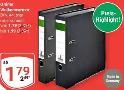Globus Ordner Wolkenmarmor Angebot