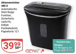 Globus Genie Aktenvernichter 480 X Angebot
