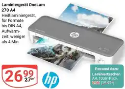 Globus hp Laminiergerät OneLam 270 A4 Angebot