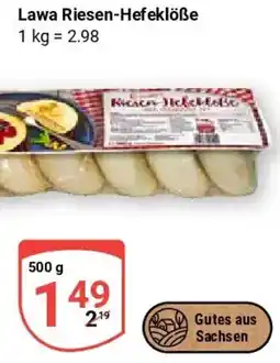 Globus Lawa Riesen-Hefeklöße Angebot