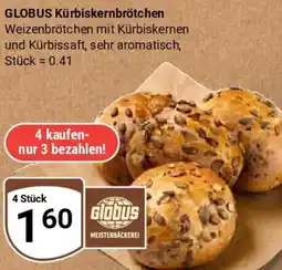 Globus GLOBUS Kürbiskernbrötchen Angebot