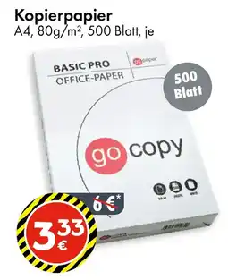 TEDi Kopierpapier Angebot